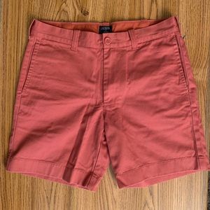 NWOT J.Crew 7" Reade shorts, salmon, size 29
